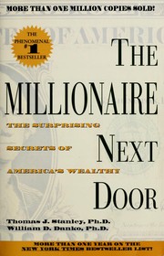 Cover of The Millionaire Next Door: The Surprising Secrets of America's Wealthy